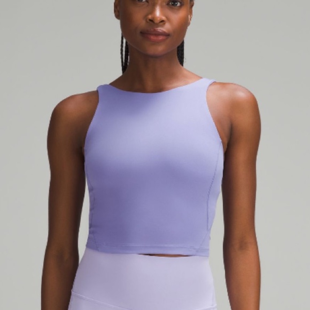 lululemon athletica Lavender Crop Top